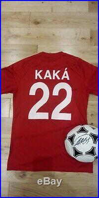 Ricardo KAKA autograph signed official adidas ball & shirt