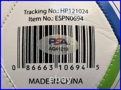 Rivaldo Ferreira Signed Soccer Ball FC Barcelona World Cup Brazil PSA/DNA COA