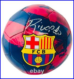Rivaldo Ferreira Signed Soccer Ball Fc Barcelona World Cup Brazil Beckett Coa Rivaldo Ferreira Signed Soccer Ball Fc Barcelona World Cup Brazil Beckett Coa