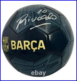 Rivaldo Ferreira Signed Soccer Ball Fc Barcelona World Cup Brazil Beckett Coa Rivaldo Ferreira Signed Soccer Ball Fc Barcelona World Cup Brazil Beckett Coa