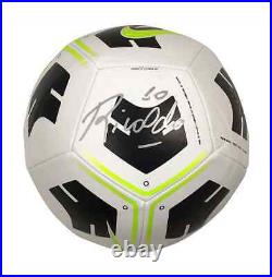 Rivaldo Signed Nike Soccer Ball with Beckett COA