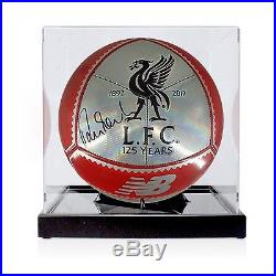 Robbie Fowler Signed Liverpool Football Soccer Ball Display Case