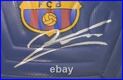 Robert Lewandowski Signed Nike Barcelona Soccer Ball Beckett Authenticated