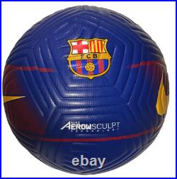 Robert Lewandowski Signed Nike Barcelona Soccer Ball Beckett Authenticated