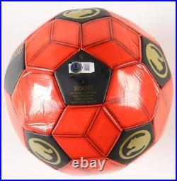 Roberto Carlos Signed Soccer Ball (Beckett) Beckett Witnessed