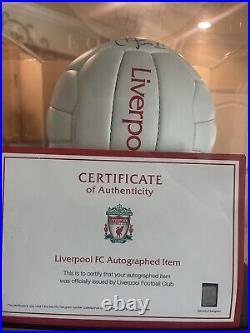 Roberto Firmino Liverpool Fc Signed Ball England Premier League Soccer With COA