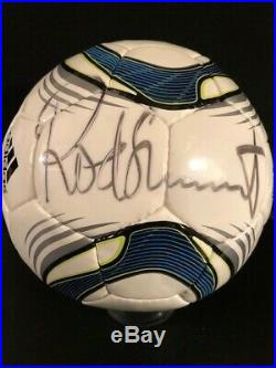 Rod Stewart Authentic Autographed Soccer Ball. NEW Condition