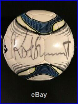 Rod Stewart Authentic Autographed Soccer Ball. NEW Condition