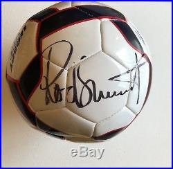 Rod Stewart Autographed Soccer Ball