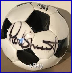 Rod Stewart Autographed Soccer Ball Saratoga NY concert 4/22/17 VIZARI SIGNED