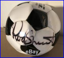Rod Stewart Autographed Soccer Ball Saratoga NY concert 4/22/17 VIZARI SIGNED