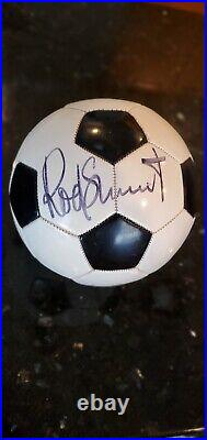 Rod Stewart Autographed Soccer Ball Signed Rod Stewart Ball from concert
