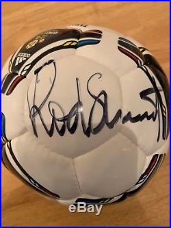 Rod Stewart Signed Autographed Soccer Ball