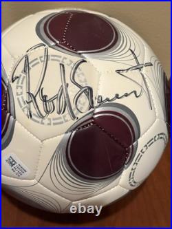 Rod Stewart Signed Autographed Soccer Ball