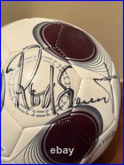 Rod Stewart Signed Autographed Soccer Ball
