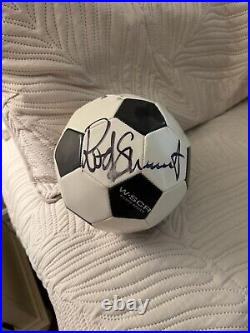 Rod Stewart Signed Soccer Ball