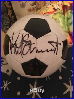 Rod Stewart Signed Soccer Ball