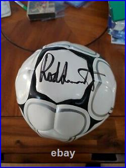 Rod Stewart Signed Soccer Ball Football from concert in Pittsburgh