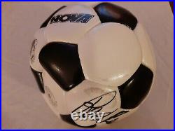 Rod Stewart autographed Signed soccer ball Mitre Nova