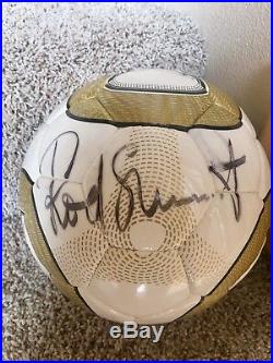 Rod Stewart autographed Soccer Ball
