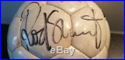 Rod Stewart tour 2005 autographed soccer ball signed derbystar Hot legs Holland
