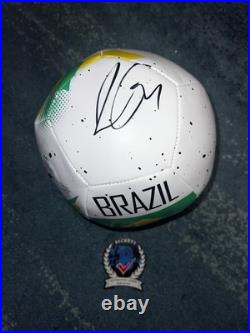 Rodrygo Signed Official Brazil Soccer Ball World Cup Real Madrid Star Beckett
