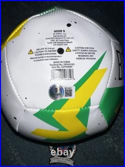 Rodrygo Signed Official Brazil Soccer Ball World Cup Real Madrid Star Beckett