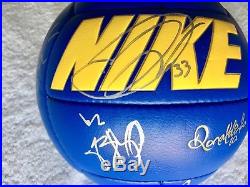 Ronaldinho 10R Nike Leather Soccer Ball Signed By 2008-'09 Inter Milan Players