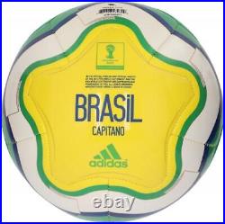 Ronaldinho Brazil Autographed Logo Soccer Ball Fanatics Authentic Certified