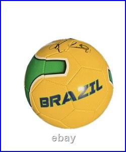 Ronaldinho Gaucho Autographed Signed Soccer Ball Brazil Barcelona Milan JSA COA