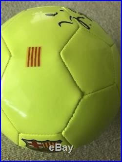 Ronaldinho Gaúcho Signed PSA DNA Autographed NIKE Barcelona Soccer Ball FCB