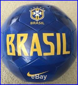 Ronaldinho Gaúcho Signed PSA DNA Autographed NIKE Brasil Soccer Ball CBF Brazil