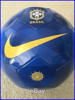 Ronaldinho Gaúcho Signed PSA DNA Autographed NIKE Brasil Soccer Ball CBF Brazil