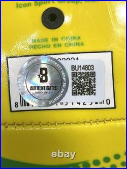 Ronaldinho Hand Signed Brasil Soccer Ball Barcelona Barca Beckett BAS