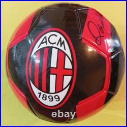 Ronaldinho Signed Autographed AC Milan Ball Official with COA