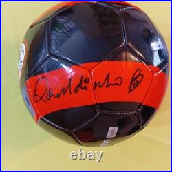 Ronaldinho Signed Autographed AC Milan Ball Official with COA