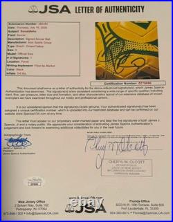 Ronaldinho Signed Autographed Brazil Soccer Ball JSA LOA