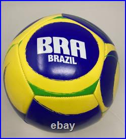 Ronaldinho Signed Brazil Brasil Logo Soccer Ball JSA COA