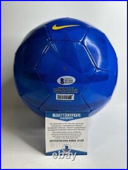 Ronaldinho Signed Brazil Soccer Ball Size 5 BAS J97409
