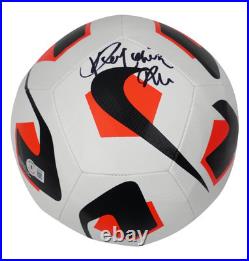 Ronaldinho Signed Nike Soccer Ball with Beckett COA