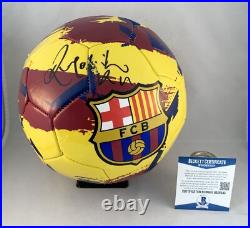 Ronaldinho Signed Soccer Ball FC Brasil Barcelona Barca Beckett BAS 2 COA