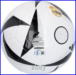Ronaldo Nazario Real Madrid CF Autographed White Adidas Logo Soccer Ball
