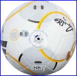 Ronaldo Nazario Real Madrid CF Signed Yellow and Gold Real Madrid Soccer Ball