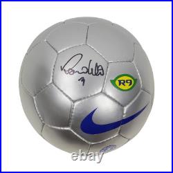 Ronaldo Nazario Signed Nike R9 Soccer Ball with Beckett COA Ronaldo Nazario Signed Nike R9 Soccer Ball with Beckett COA