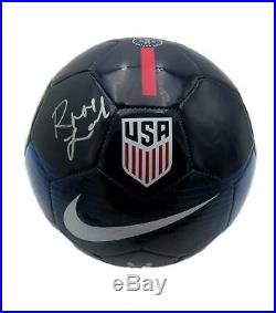 Rose LaVelle USA Women's Soccer Team Signed Nike Blue Soccer Ball JSA 145814