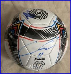 SDFC Signed Soccer Ball X7 Inaugural Season 2025 San Diego Lozano Tverskov