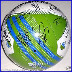 SEATTLE SOUNDERS FC HAND SIGNED AUTOGRAPHED 2015 MLS SOCCER BALL! With PROOF +COA