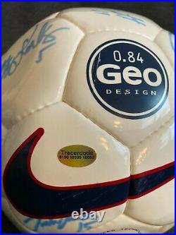 SIGNED 1999 USWNT Soccer Ball, autograph player FIFA Women's World Cup Team Nike