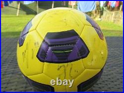 SIGNED Nike T90 Tracer Premier League 2010/11 Winter Match Ball Replica