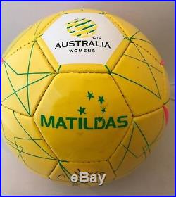 Samantha Sam Kerr Red Stars signed Australia Matildas Size 5 Soccer Ball